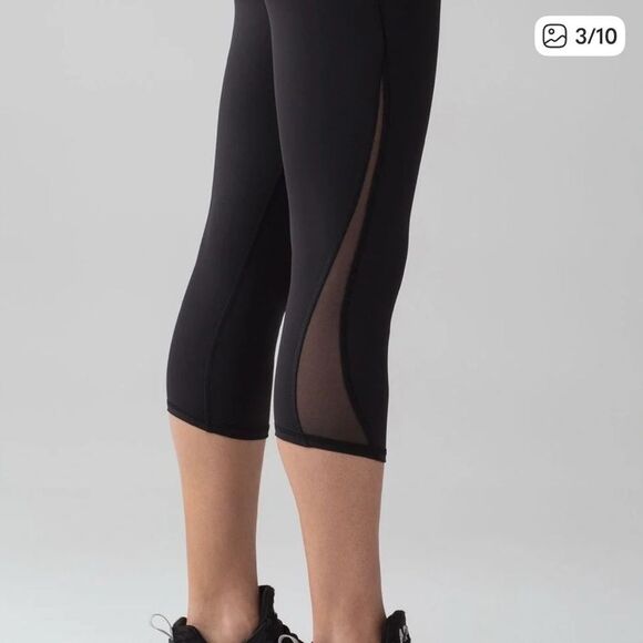 Lululemon Train Times Crop Legging Black - Picture 8 of 12